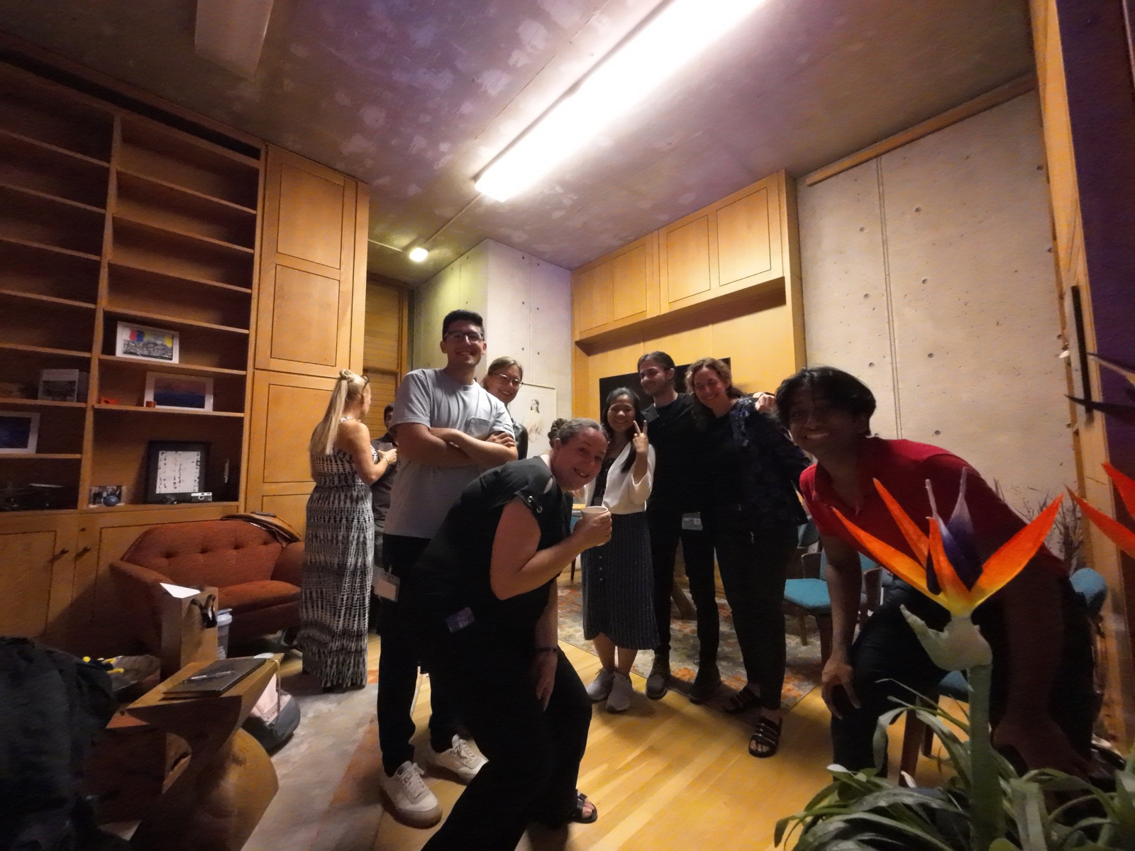 Kaech Lab group photo taken from a wide angle indoors