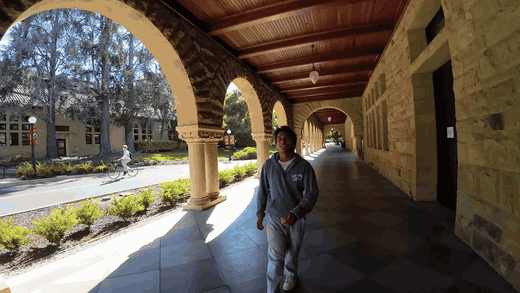 Animated Stanford campus clip for the Roth Lab section