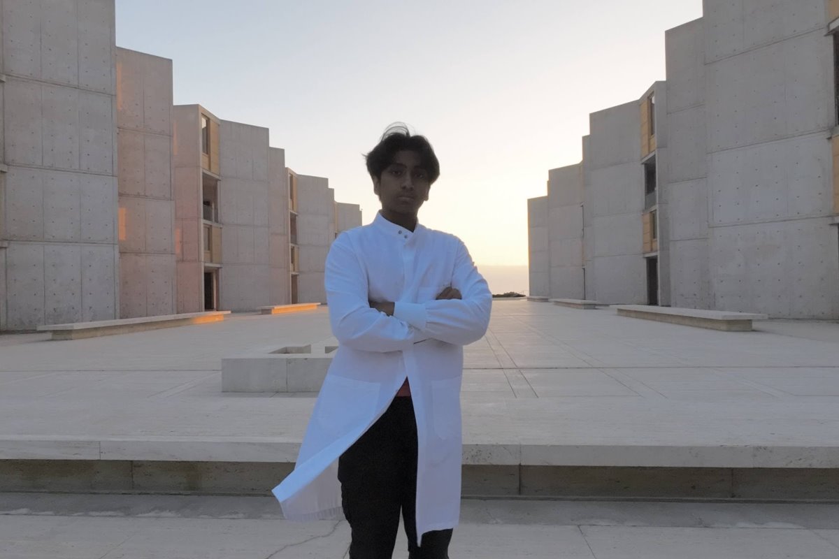 Siddhesh Mittra at the Salk Institute in a UTS profile photo
